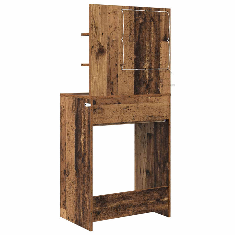 Mese de toaletă pentru dormitor Lemn Vechi 80 x 39,6 x 135 cm