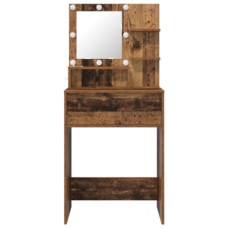Mese de toaletă pentru dormitor Lemn Vechi 80 x 39,6 x 135 cm