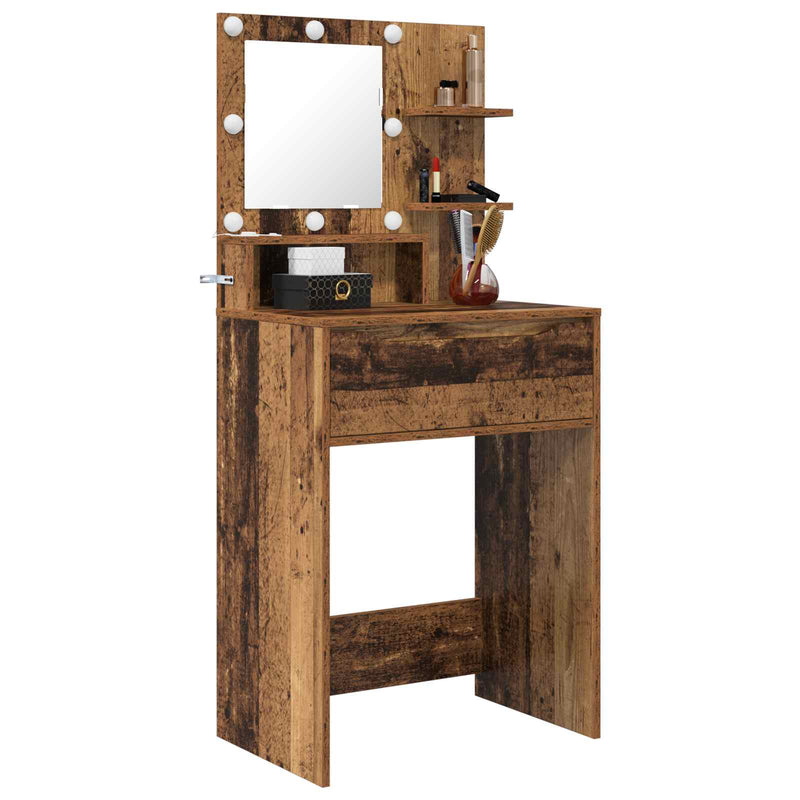 Mese de toaletă pentru dormitor Lemn Vechi 80 x 39,6 x 135 cm