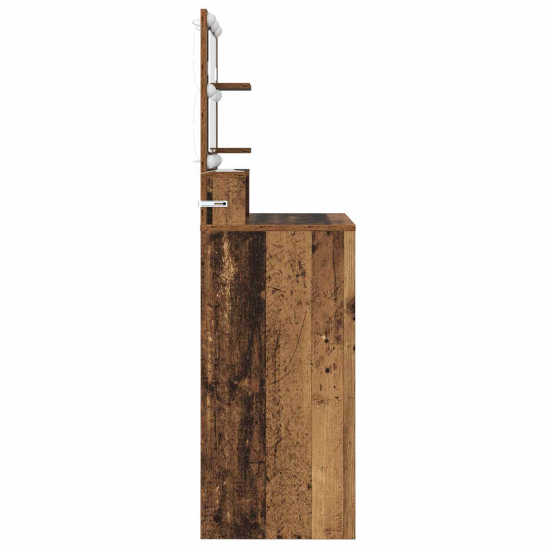Mese de toaletă pentru dormitor Lemn Vechi 80 x 39,6 x 135 cm