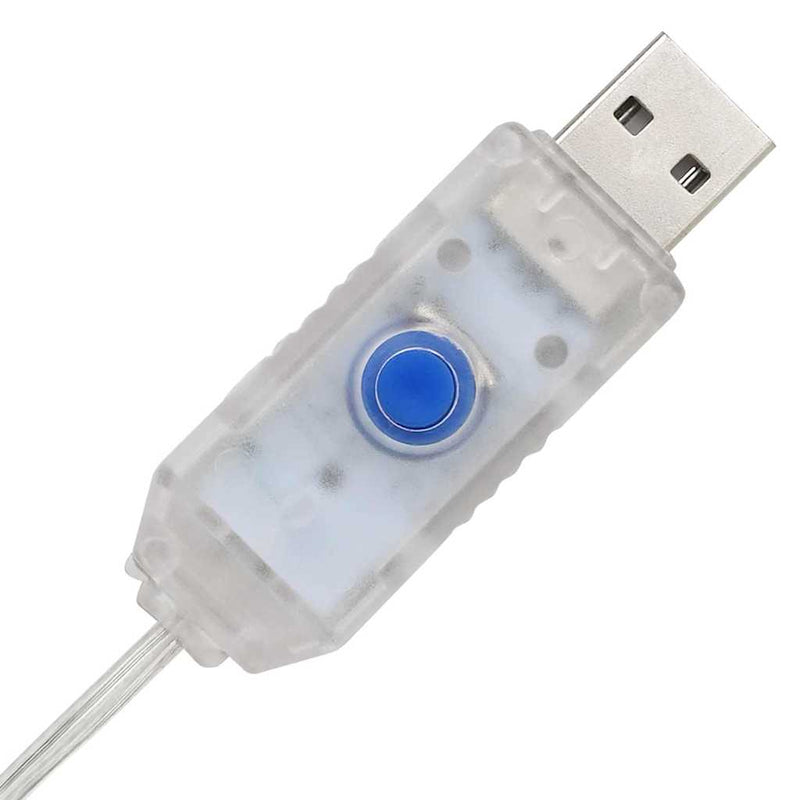 Brad de Crăciun 240 LED-uri Multicolour 180 cm Acril