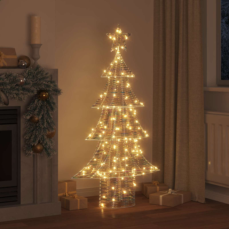Brad de Crăciun 160 LED-uri Alb cald 150 cm PET