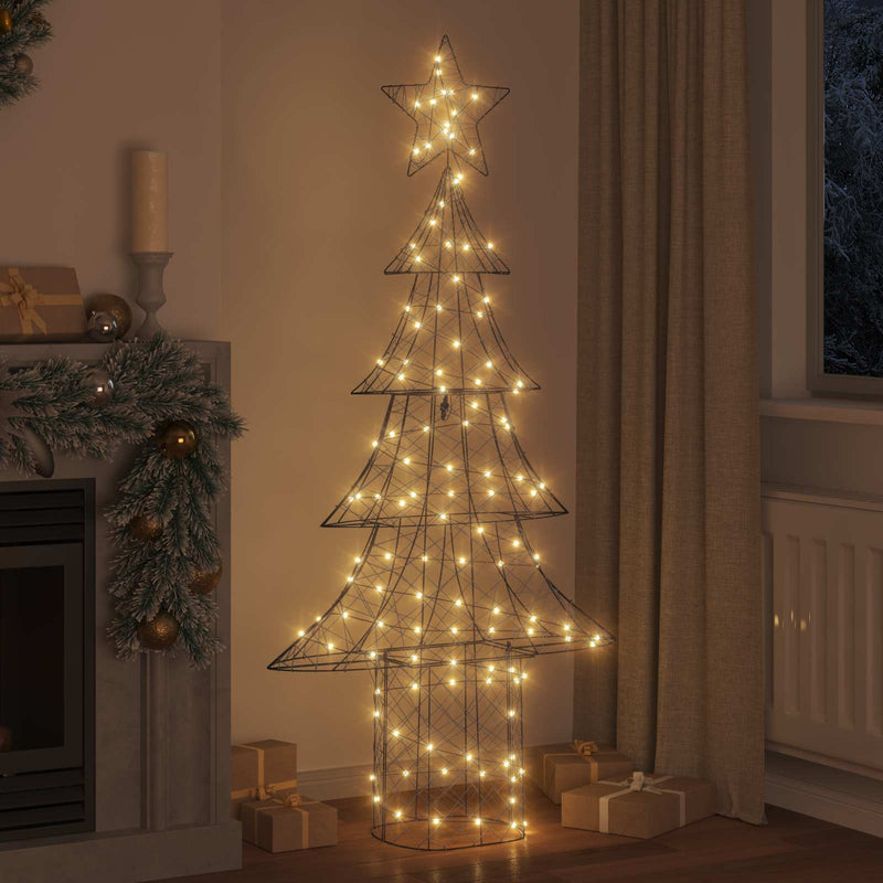 Brad de Crăciun 240 LED-uri Alb cald 180 cm Ratan