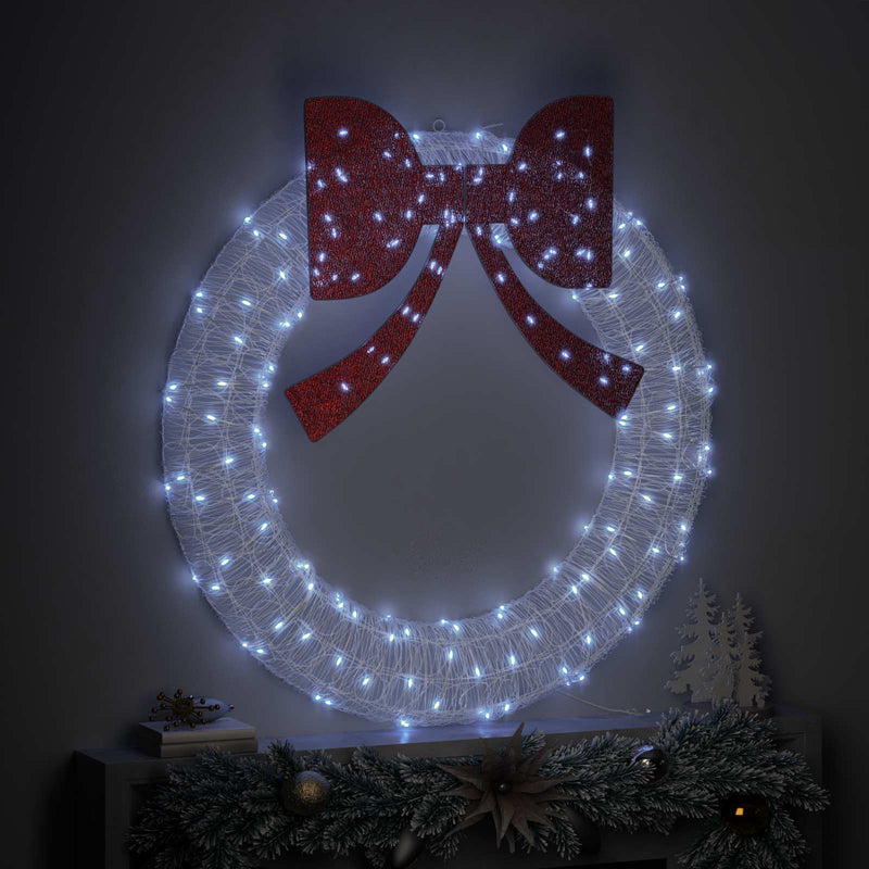 Coroană 150 LED-uri Alb rece 120 cm Acril