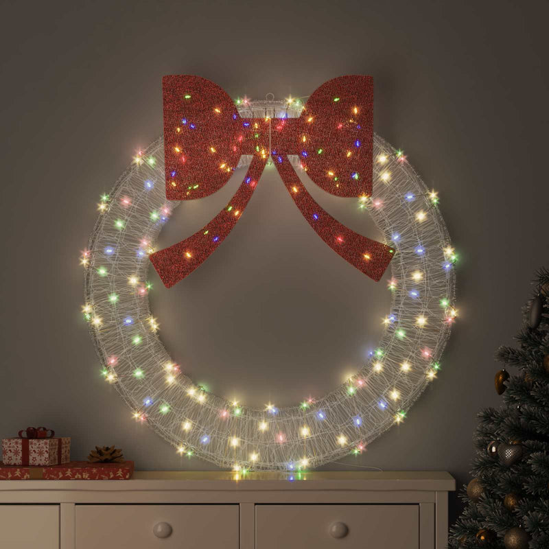 Coroană 150 LED-uri Multicolour 120 cm Acril