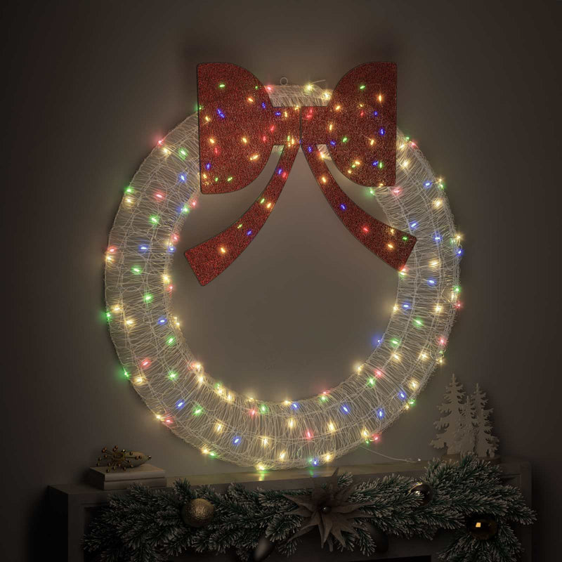 Coroană 150 LED-uri Multicolour 120 cm Acril