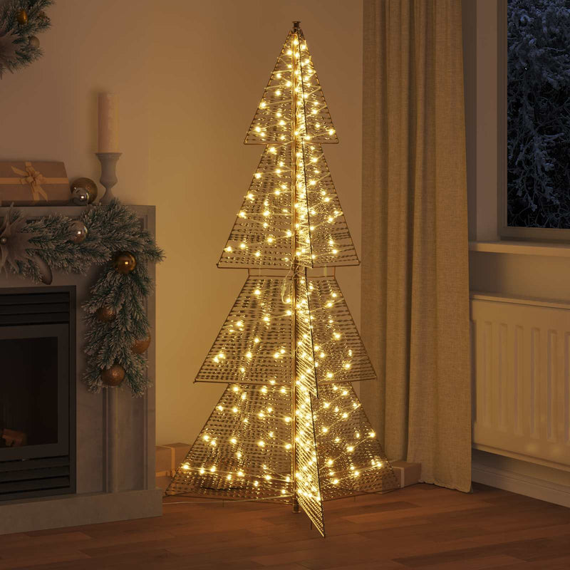Brad de Crăciun 240 LED-uri Alb cald 180 cm PET