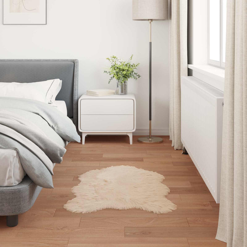 Covor din de oaie artificială TAFALLA Bej 80 x 120 cm Poliester