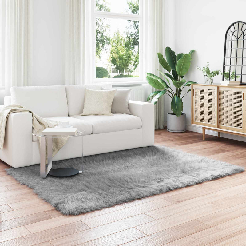 Covor din de oaie artificială TAFALLA Gri 160 x 230 cm
