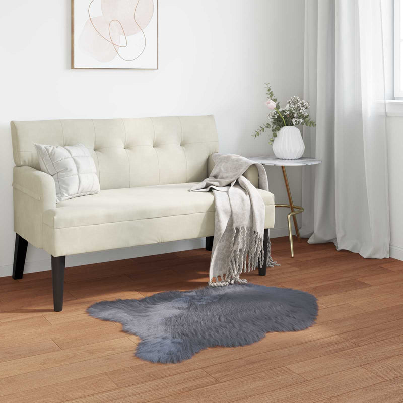 Covor din de oaie artificială TAFALLA Antracit 60 x 90 cm