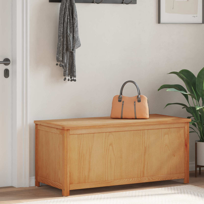 Cutie de depozitare 110 x 45 x 45 cm Lemn de stejar masiv