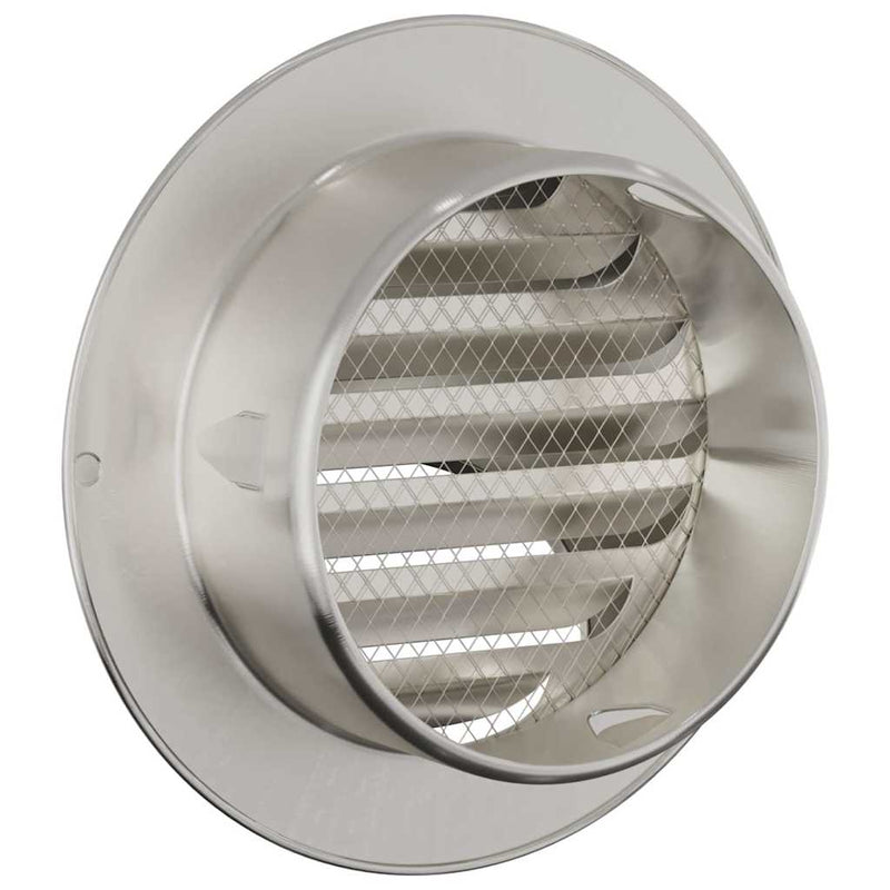 Capace de ventilație pentru aer 8 buc. Argintiu 100 mm