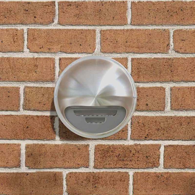 Capace de ventilație pentru aer 2 buc. Argintiu 200 mm