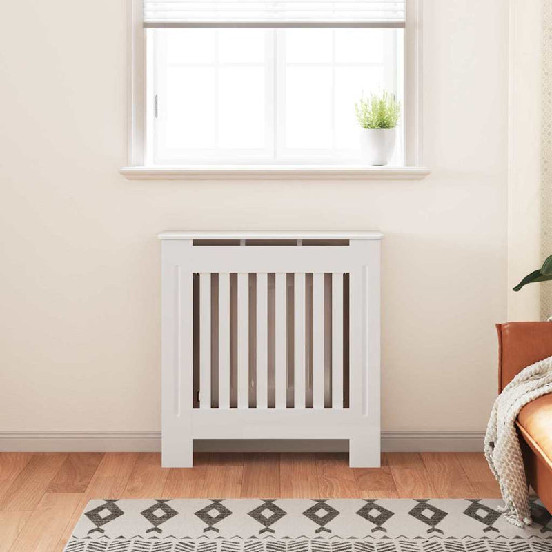 Capac pentru radiator 2 buc. Alb 78 x 19 x 81,5cm