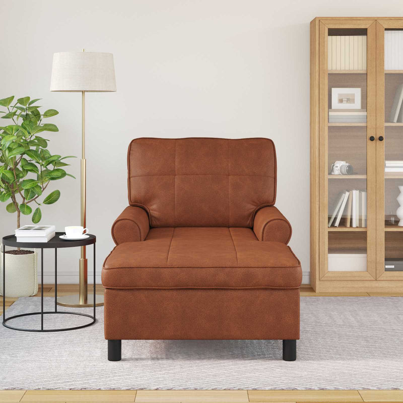 șezlong de relaxare Maro Piele artificială 91 x 157 x 91 cm