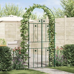 Arc de Grădină Verde 115 x 37 x 226 cm Oțel