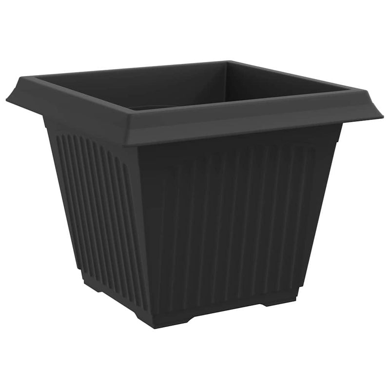Ghivece pentru plante 6 buc. Negru Plastic