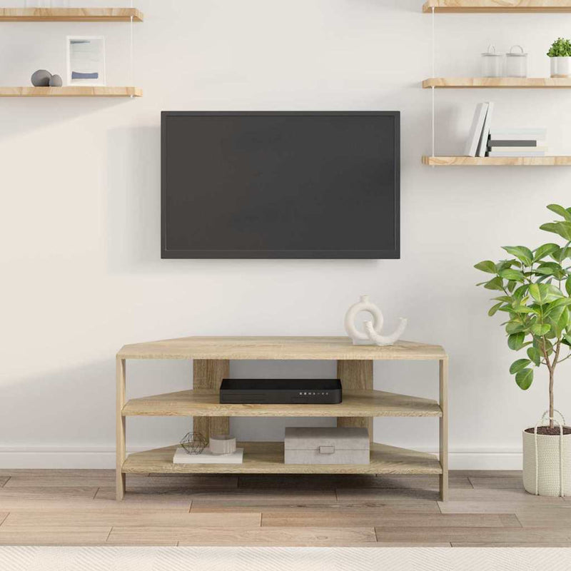 DulapdecolțpentruTV 102x40,5x45cm Stejar Sonoma Lemn prelucrat