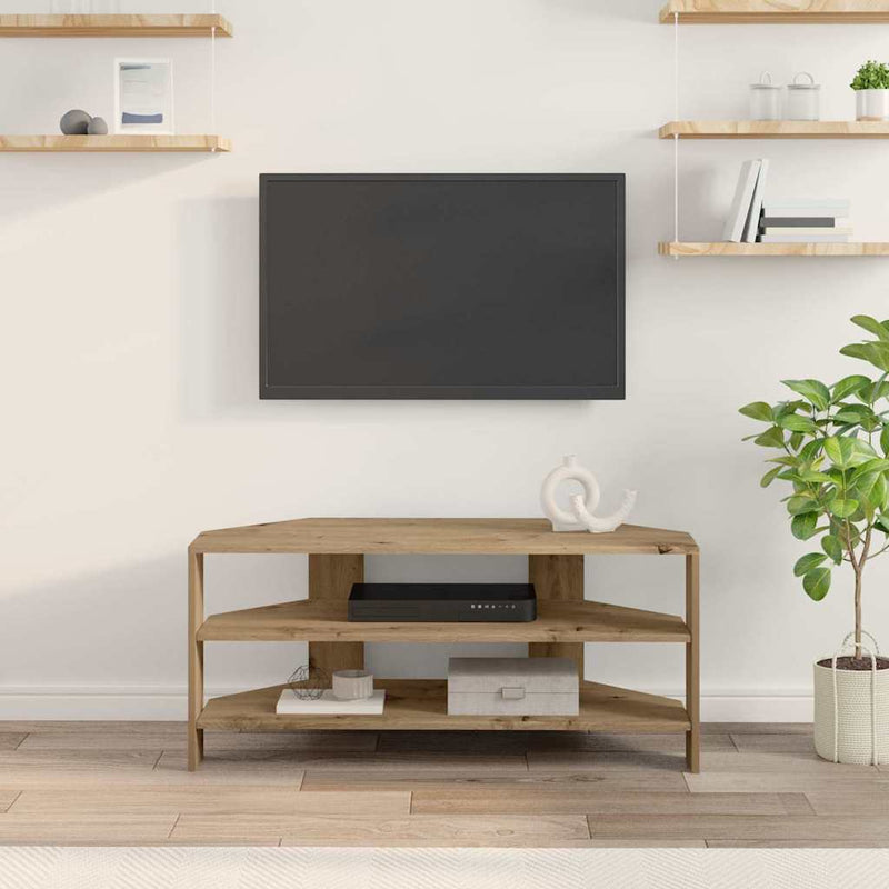 DulapdecolțpentruTV 102x40,5x45cm Stejar Artizanal