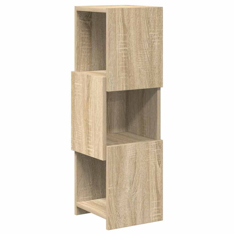 Dulap de colț 25,5x25x80cm Lemn prelucrat Stejar Sonoma