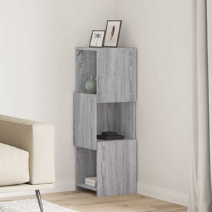Dulap de colț 30,5x30x95cm Lemn prelucrat Gri Sonoma