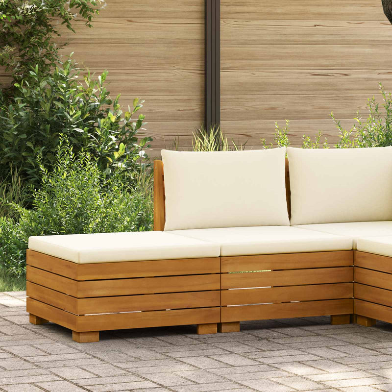 Set de lounge pentru grădină 2 Bucată Maro Lemn Solid de Acacia