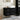 Set de mobilier pentru baie 2 buc. Stejar Negru Lemn prelucrat