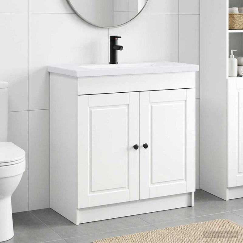 Set de mobilier pentru baie Alb 78,5 x 37,5 x 81 cm