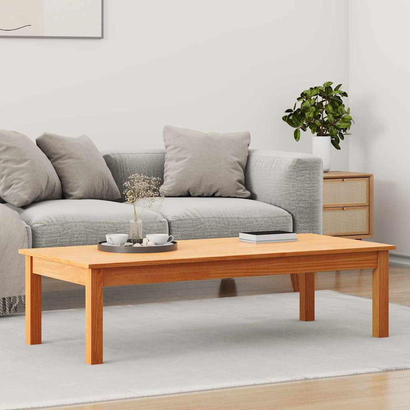 Masă de cafea Max Brown 110 x 50 x 30 cm Lemn de pin masiv