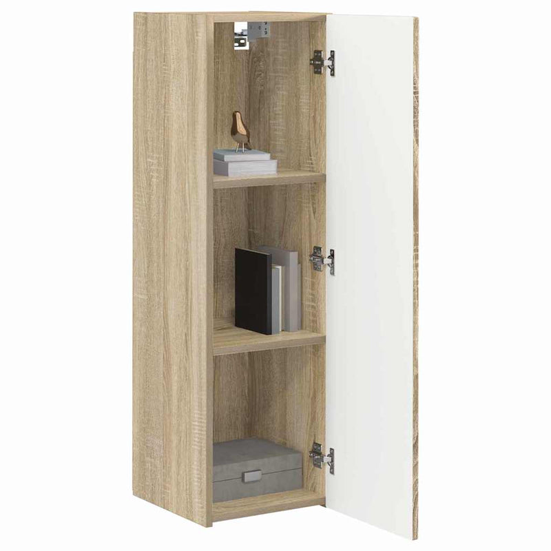 Dulap TV de perete 30 x 31 x 100 cm Sonoma Lemn prelucrat