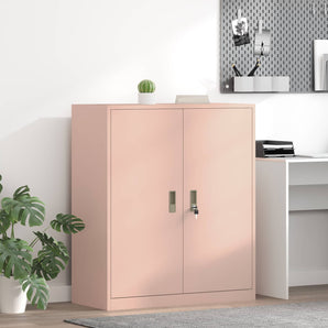 Dulap de depozitare Roz 90 x 40 x 105 cm Oțel