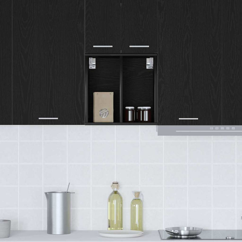 Dulap suspendat Stejar Negru 40 x 29,5 x 40 cm Lemn prelucrat