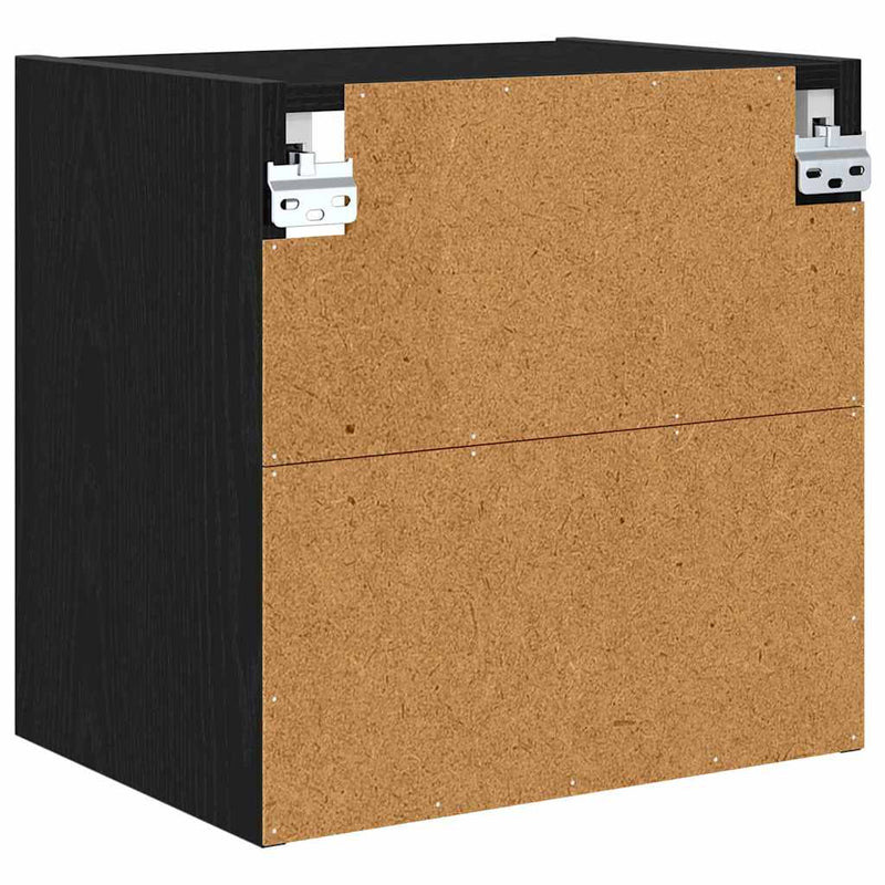 Dulap suspendat Stejar Negru 40 x 29,5 x 40 cm Lemn prelucrat