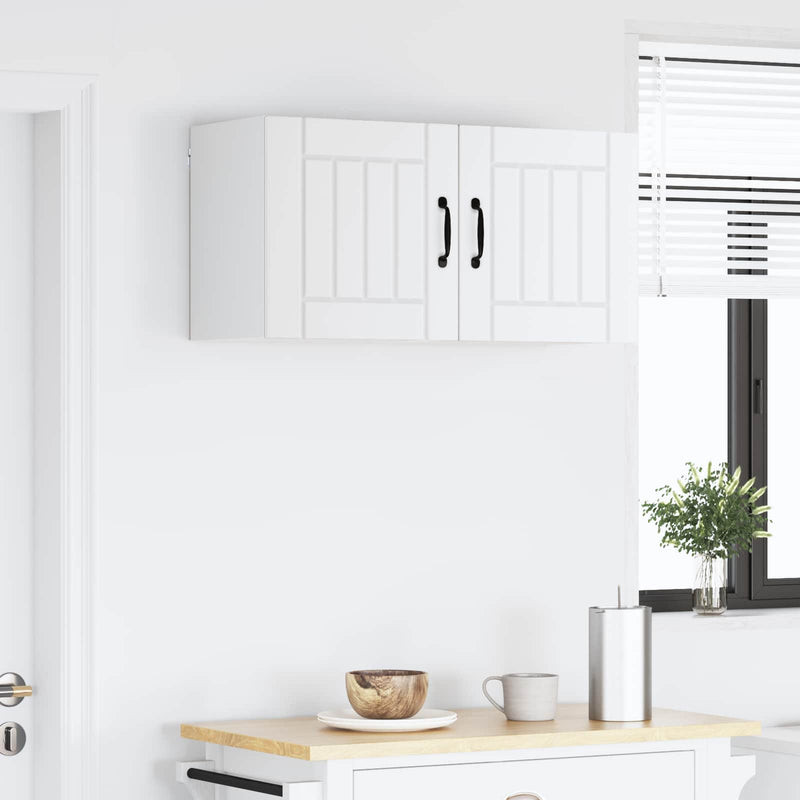 Dulap de perete LUCCA Alb 80 x 31 x 40 cm Lemn prelucrat