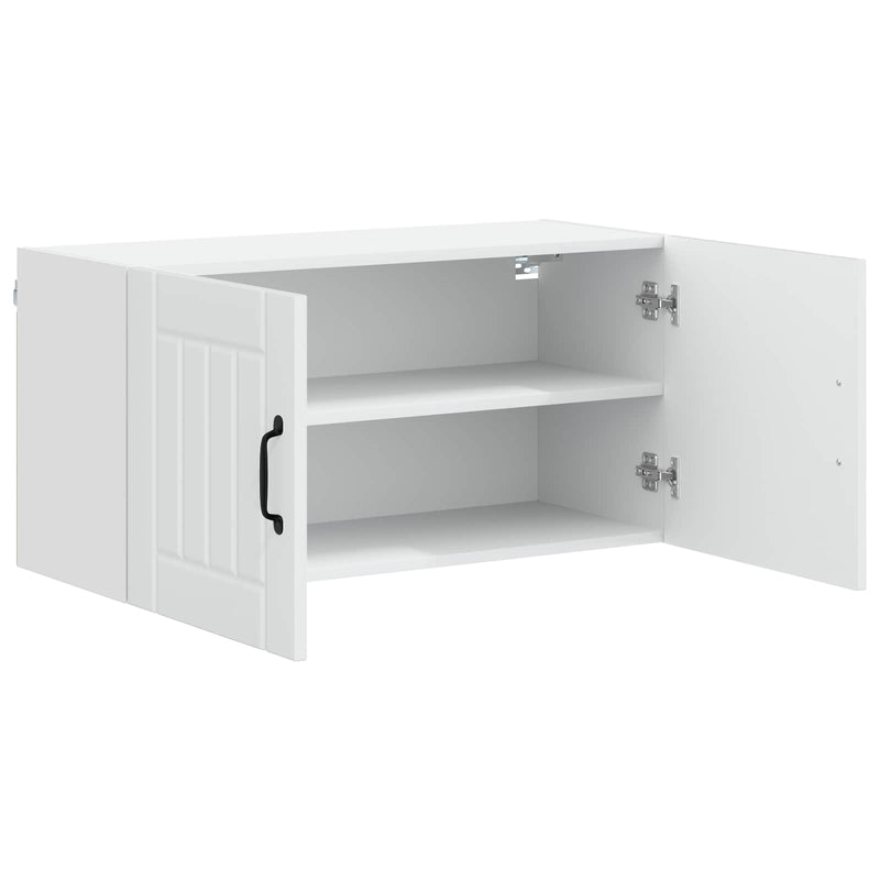 Dulap de perete LUCCA Alb 80 x 31 x 40 cm Lemn prelucrat