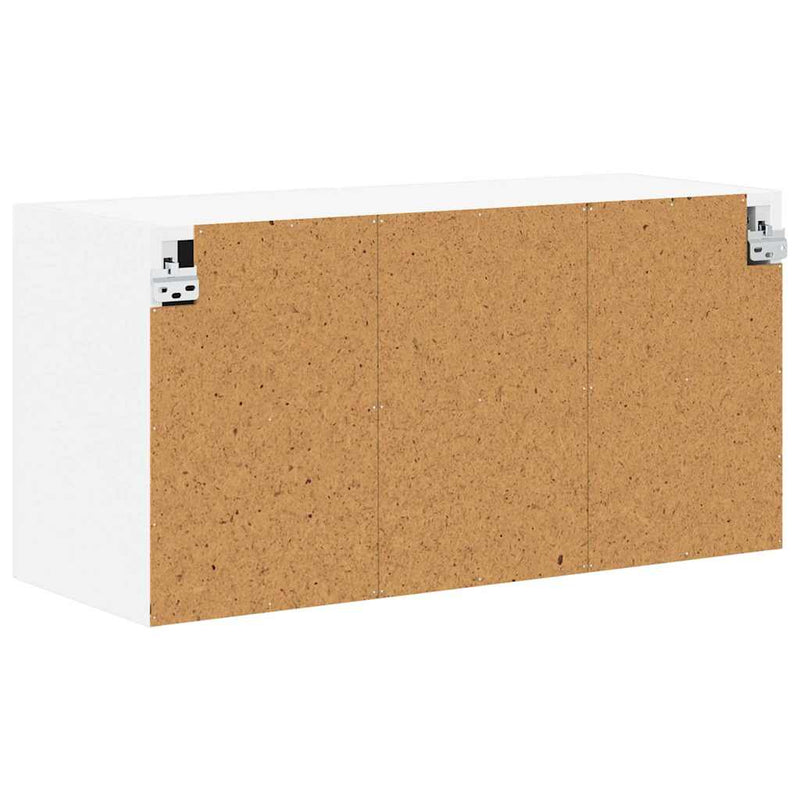 Dulap de perete LUCCA Alb 80 x 31 x 40 cm Lemn prelucrat