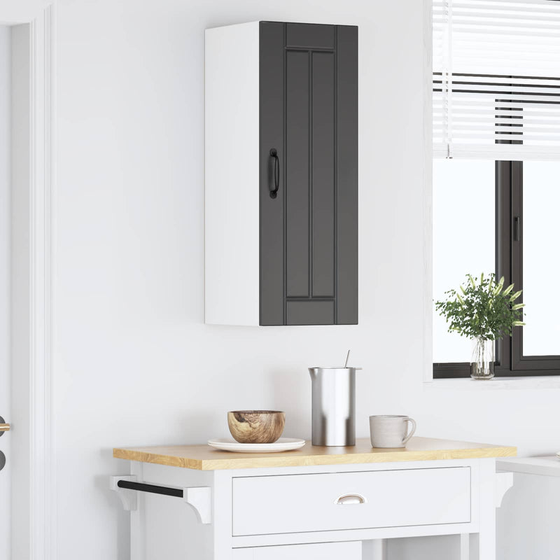 Dulap de perete LUCCA Negru 30 x 31 x 80 cm Lemn prelucrat