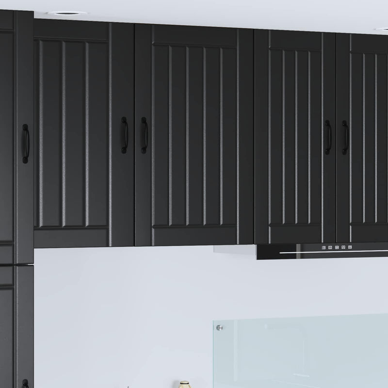 Dulap de perete LUCCA Negru 50 x 31 x 80 cm Lemn prelucrat