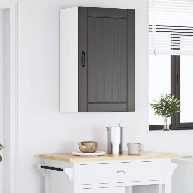 Dulap de perete LUCCA Negru 50 x 31 x 80 cm Lemn prelucrat