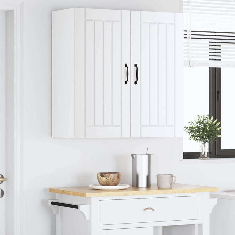 Dulap de perete LUCCA Alb 80 x 31 x 80 cm Lemn prelucrat