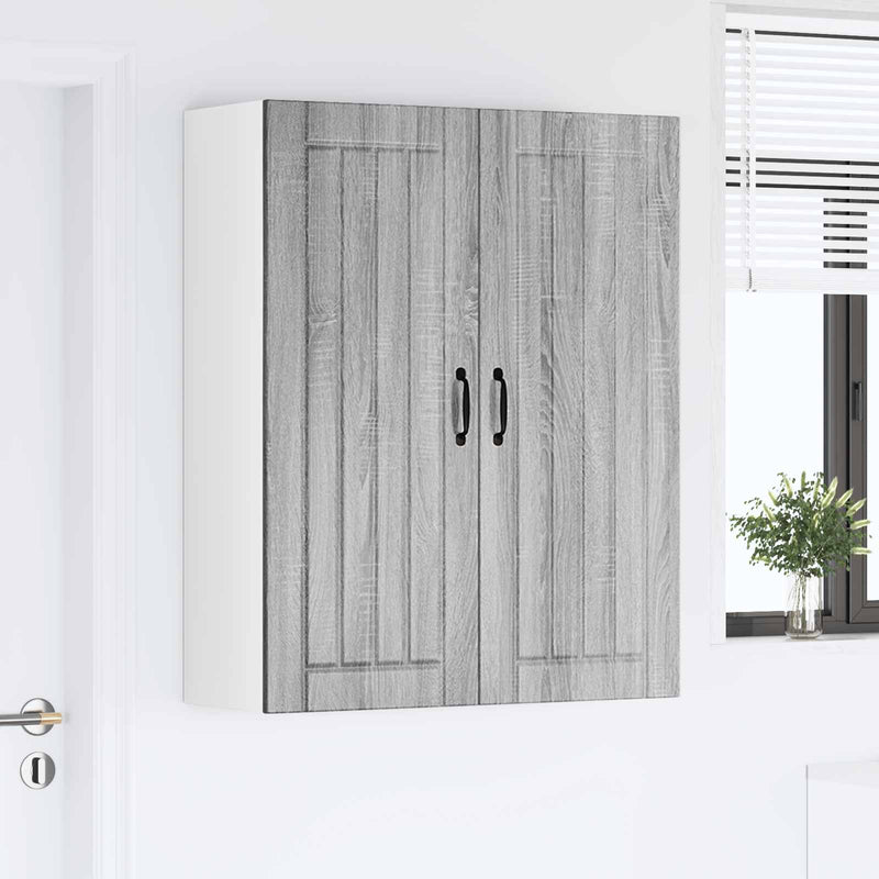 Dulap de perete LUCCA Sonoma gri 80 x 31 x 100 cm