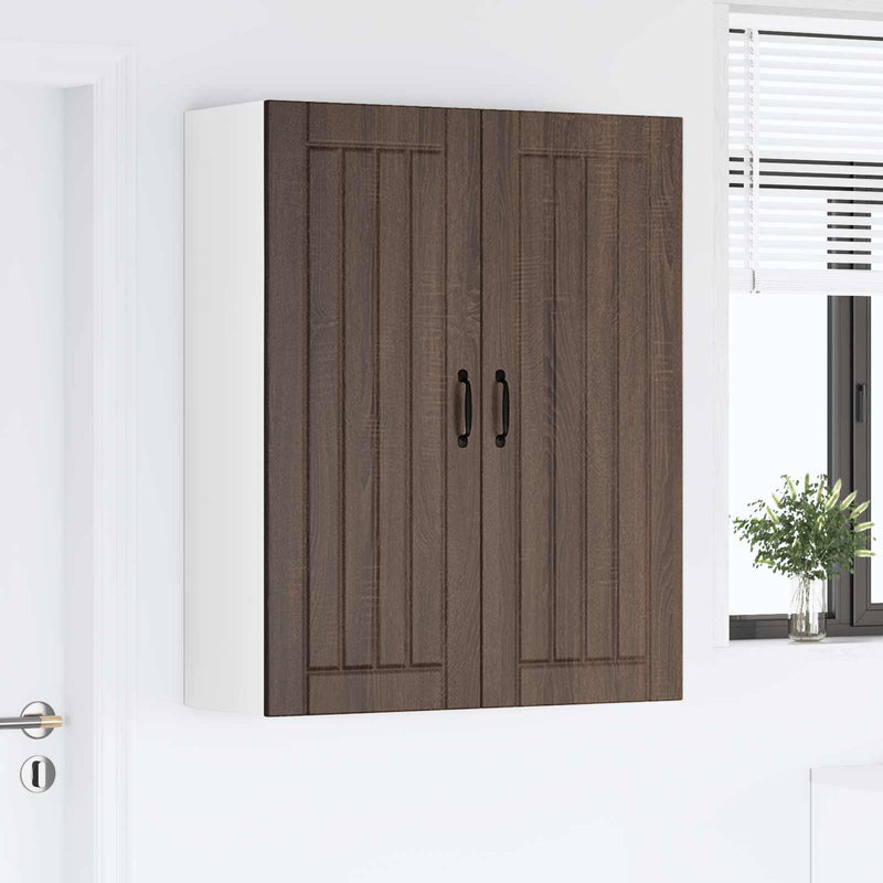 Dulap de perete LUCCA Stejar maro 80 x 31 x 100 cm