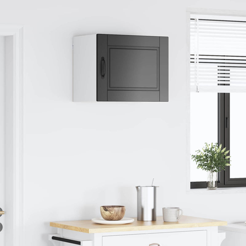 Dulap de perete PORTO Negru 50 x 31 x 40 cm Lemn prelucrat