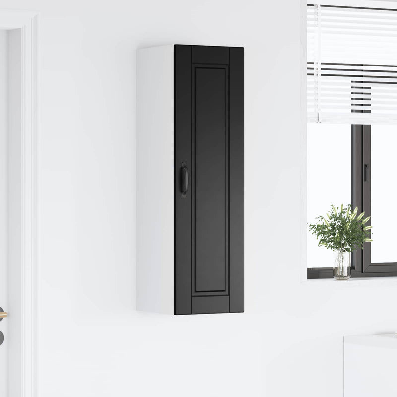 Dulap de perete PORTO Negru 30 x 31 x 100 cm Lemn prelucrat
