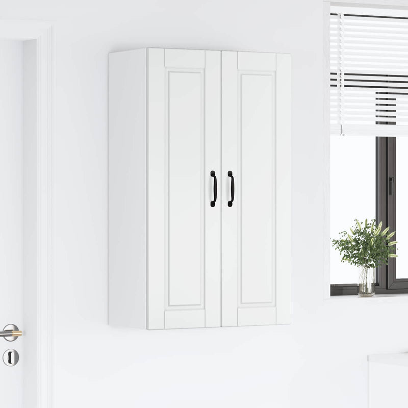 Dulap de perete PORTO Alb lucios 60 x 31 x 100 cm