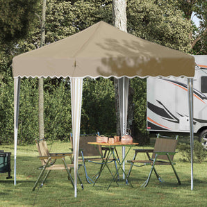 Cort de Petrecere Pop-up 195 x 195 x 245 cm Crem