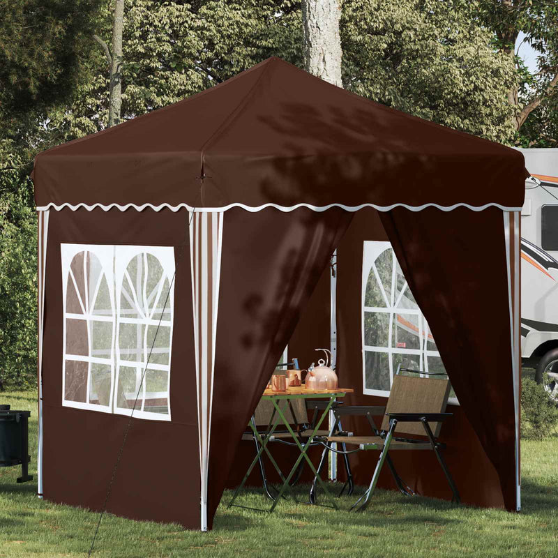 Cort de Petrecere Pop-up 195 x 195 x 245 cm Maro