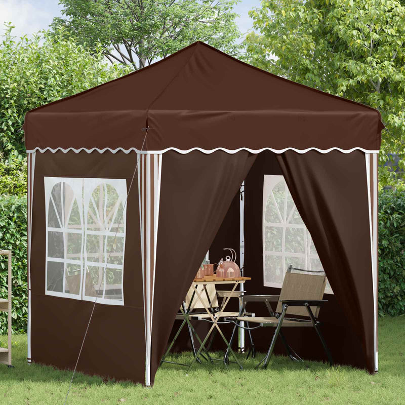 Cort de Petrecere Pop-up 195 x 195 x 245 cm Maro