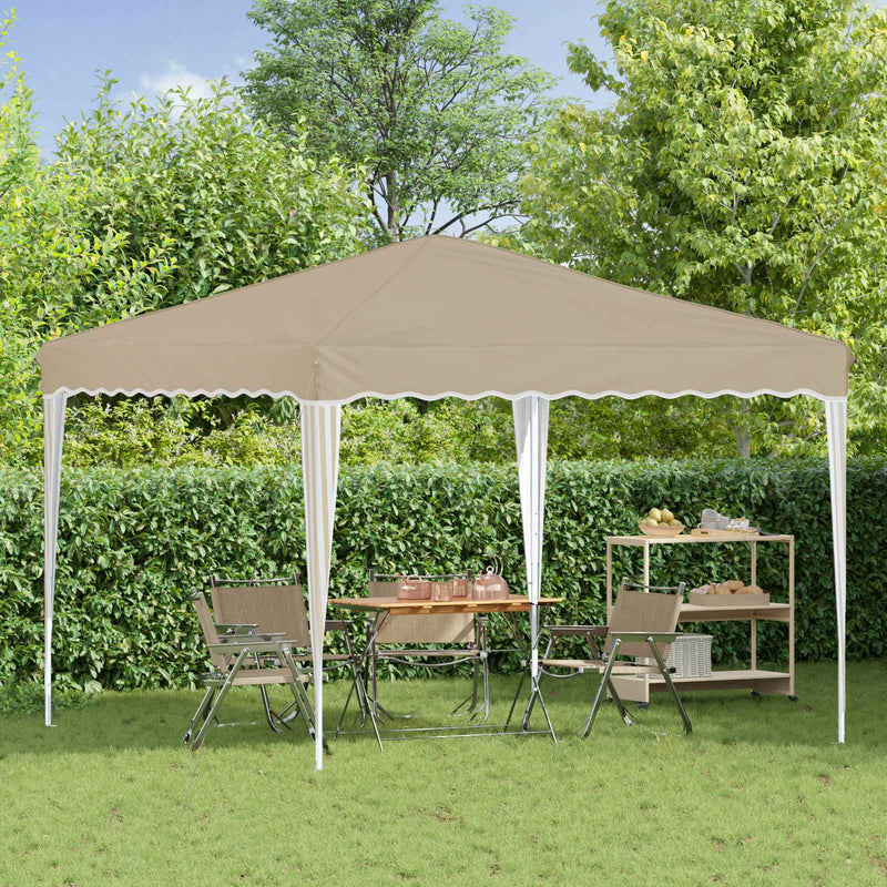 Cort de Petrecere Pop-up 288 x 288 x 245 cm Crem