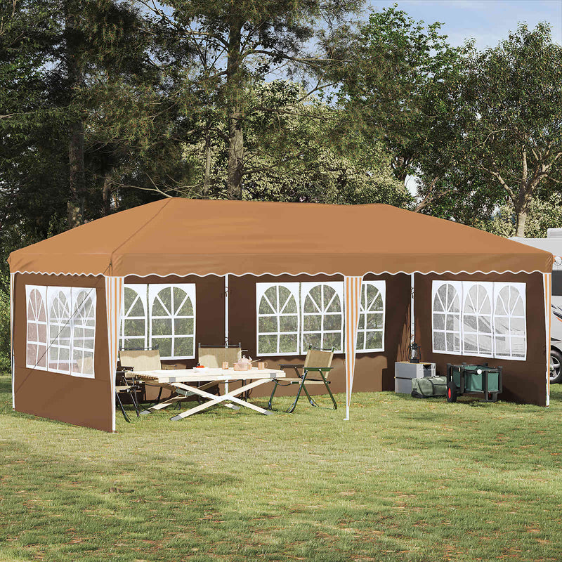 Cort de Petrecere Pop-up 575 x 289 x 245 cm Bej